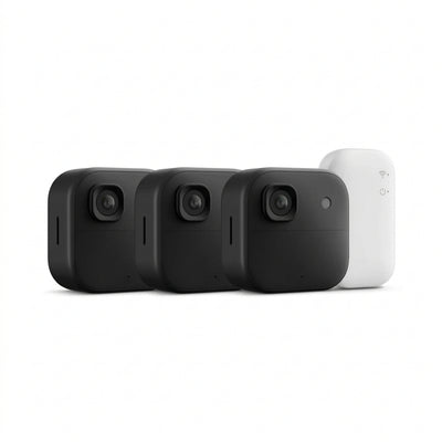 Outdoor 2K+ (Newest Model)-Wireless Smart Security Camera, 2K Video Resolution, Sync Module Core Included 3-Cameras