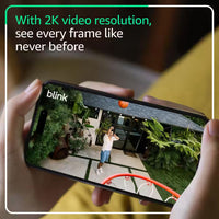 Outdoor 2K+ (Newest Model)-Wireless Smart Security Camera, 2K Video Resolution, Sync Module Core Included 3-Cameras
