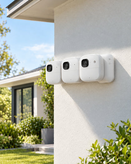 Products from the Smart Security Cameras collection in use