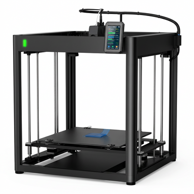 Ender 5 Max 3D Printer 400×400×400Mm Large Build Volume, 700Mm/S Fast Printing Speed, 64-Point Auto Leveling, All-Metal Frame & Dual Gear Extruder, Multi-Printer Control over WLAN